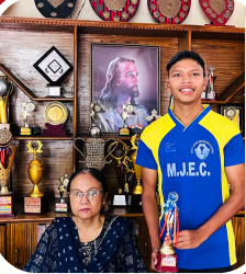 Mary Jesus Education Centre football team at a national tournament